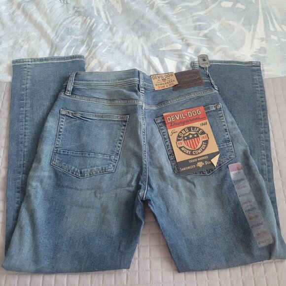 NWT DEVIL-DOG DUNGAREES Men's Jeans Athletic Highpoint Blue Size 30 X 30 - Picture 5 of 5